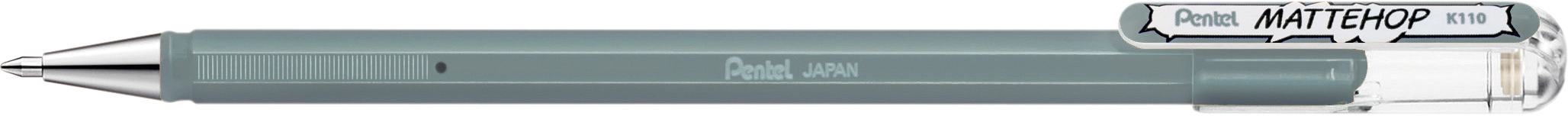 PENTEL-K110-VNX-0884851110947 PENTEL Rollerball Mattehop 0.5mm K110-VNX grau – Hochwertig & günstig bei ShopDeca