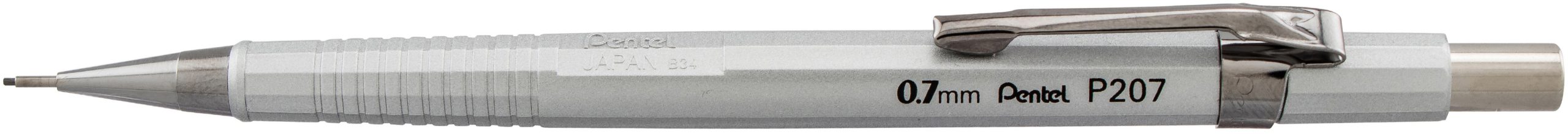 PENTEL Druckbleistift Sharp 0.7mm P207MZX metallic silber