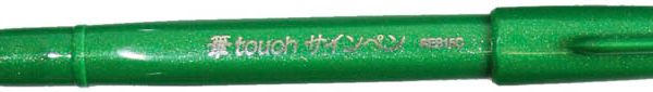 PENTEL Brush Sign Pen SES15C-D grün