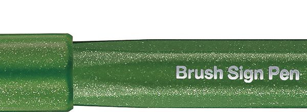 PENTEL Brush Sign Pen SES15C-D2 olivegrün