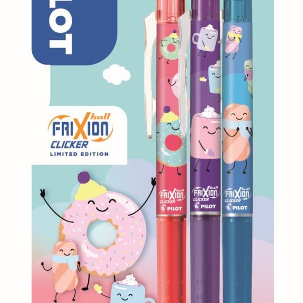 PILOT Frixion Clicker Sweet 0.7mm 150.440.00BL 3 Farben