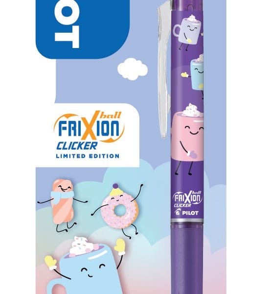 PILOT Frixion Clicker Sweet 0.7mm 150.440.05 Winter Edition, violett