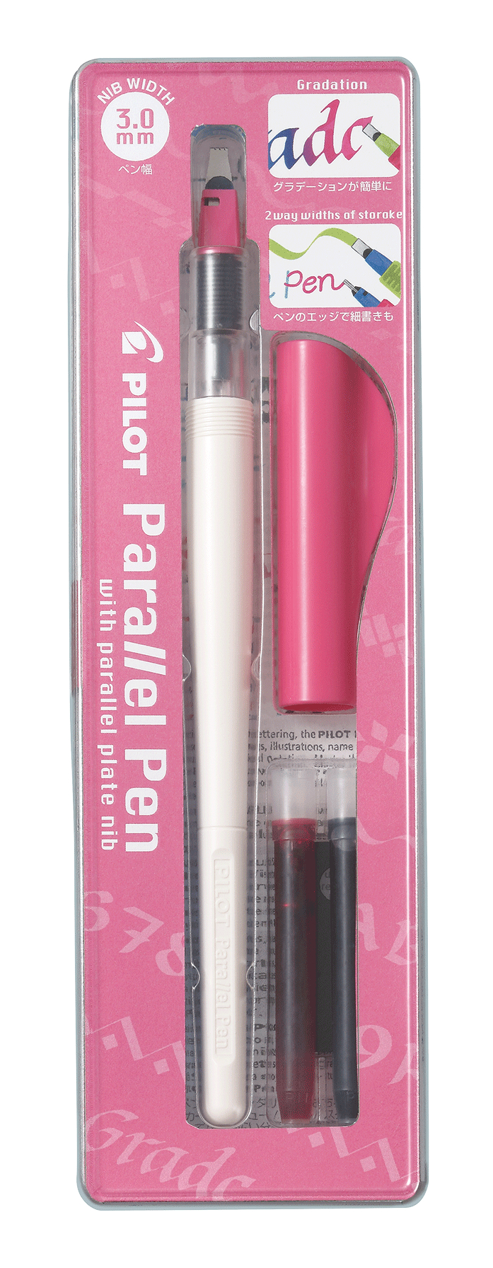 PILOT-PFJ579561-4902505579561 PILOT Füllfederhalter Kalligraphie PFJ579561 Parallel pen 3.0 pink – Hochwertig & günstig bei ShopDeca