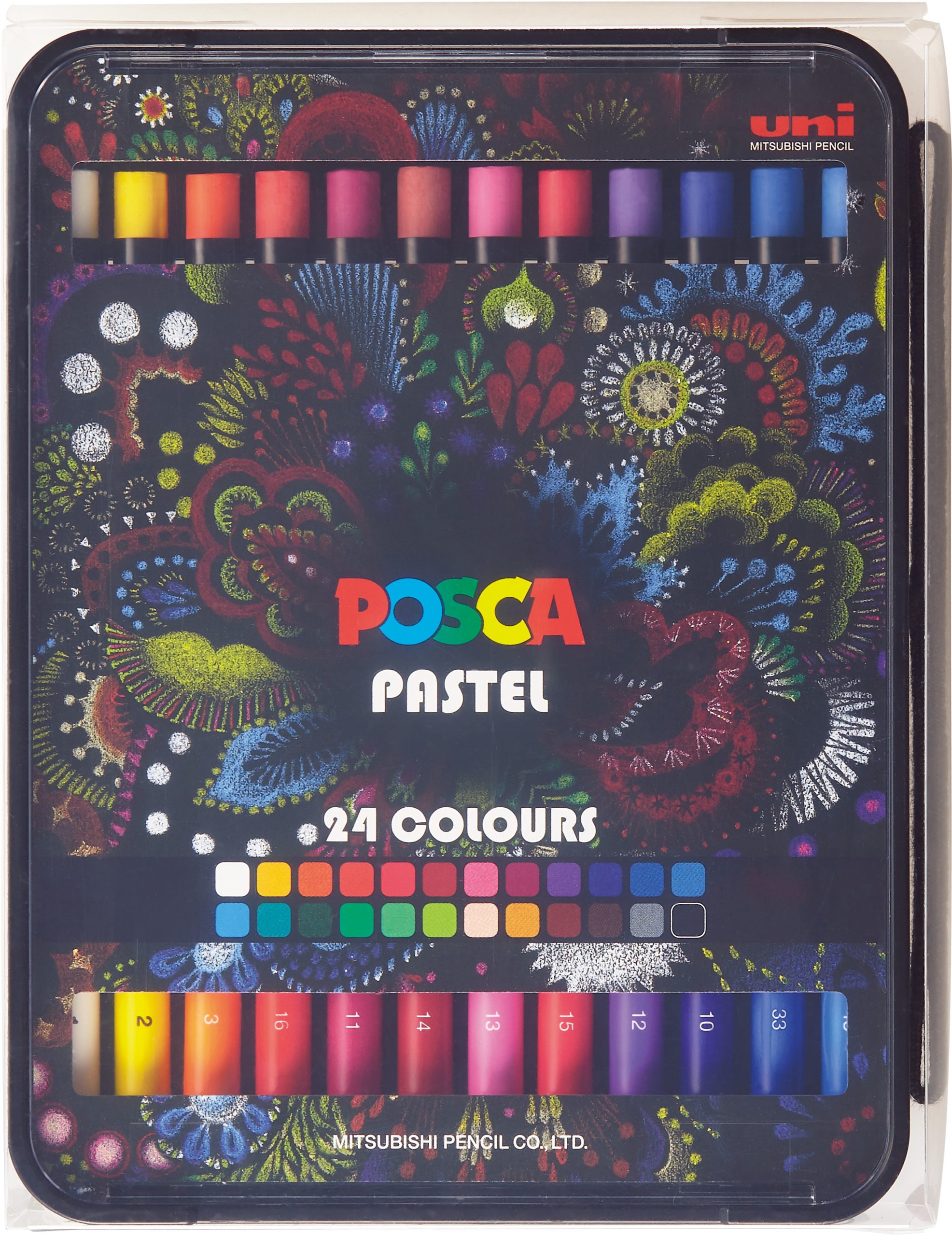 POSCA-KPA-100-24C-4902778239032 POSCA Marker Pastel KPA-100 24C 24 Stück ass. – Hochwertig & günstig bei ShopDeca