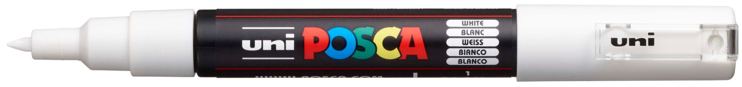 POSCA Marker 0.7mm PC-1M WHITE weiss