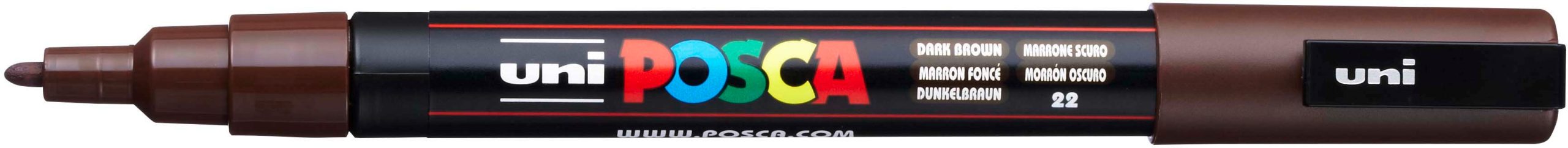 POSCA Marker 0.9-1.3mm PC-3M Dark brown dunkelbraun