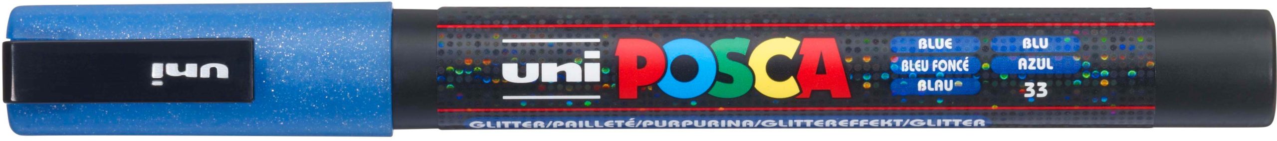 POSCA-PC-3ML-BLUE-4902778197981 POSCA Marker 0.9-1.3mm PC-3ML BLUE glitzer blau – Hochwertig & günstig bei ShopDeca