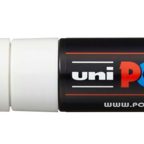 POSCA Marker 8mm PC-8K WHITE weiss, Keilspitze