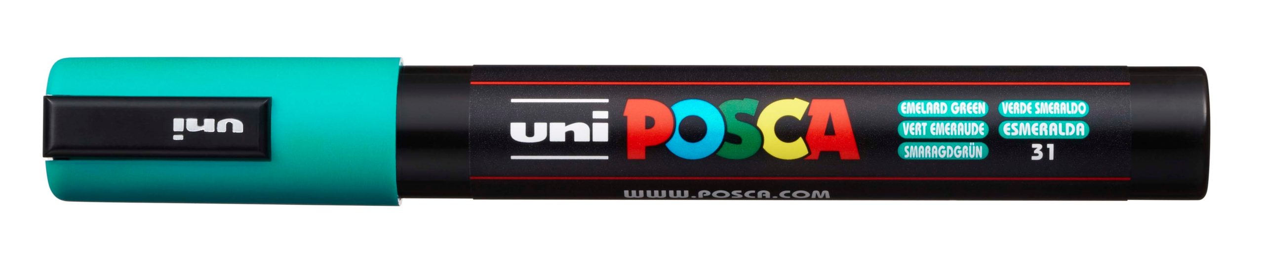 POSCA Marker 1.8-2.5mm PC5MEMERALDG smaragdgrün, Rundspitze