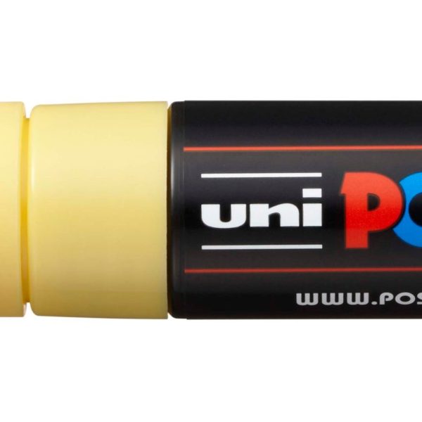 POSCA Marker 8mm PC8KSTRAWYEL strohgelb, Keilspitze