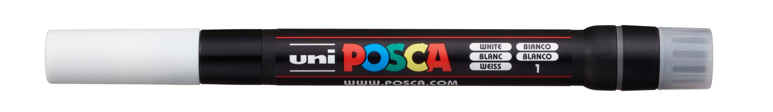POSCA-PCF350-WHITE-4902778559680 POSCA Pinsel-Marker 1-10mm PCF350 WHITE weiss – Hochwertig & günstig bei ShopDeca