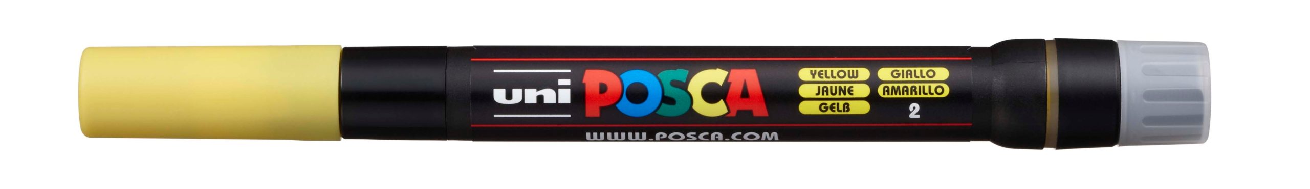 POSCA Pinsel-Marker 1-10mm PCF350 YELLO gelb