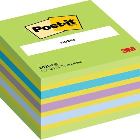 POST-IT Würfel 76x76mm 2028-NB blau/grün, 450 Blatt
