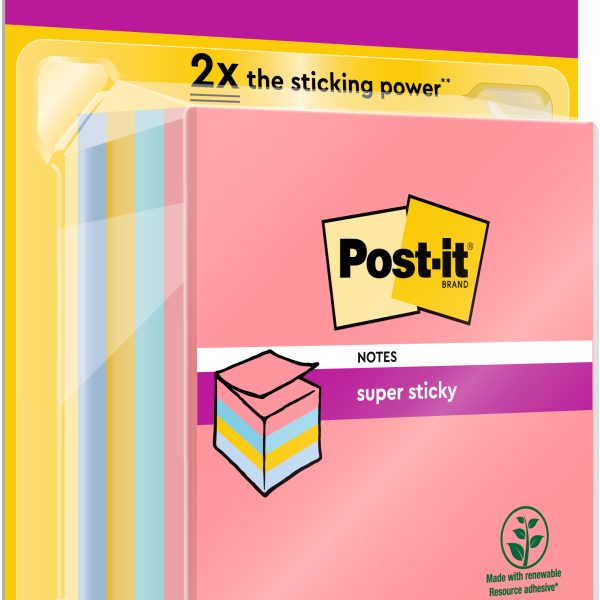 POST-IT Super Sticky Würfel 76x76mm 2028SSRBWC multicolor 440 Blatt