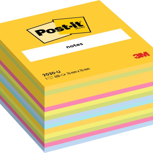 POST-IT Würfel 76x76mm 2030-U multicolor/450 Blatt