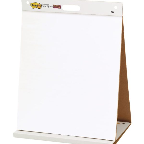 POST-IT Meeting Chart 50.8x58.4cm 563R Table Top, weiss, blanko