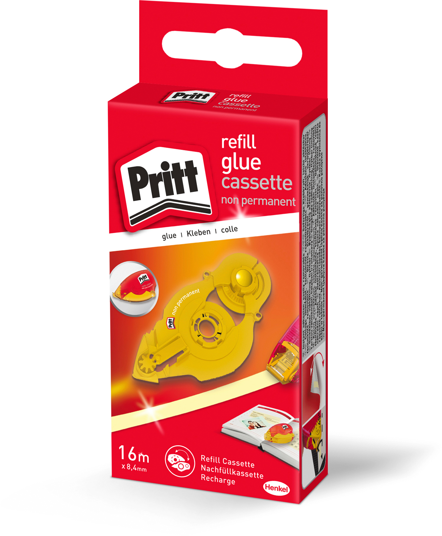 PRITT-ZRXNH-4015000438568 PRITT Refill Kassette 8.4mmx16m ZRXNH für Kleberoller, non-permanent – Hochwertig & günstig bei ShopDeca