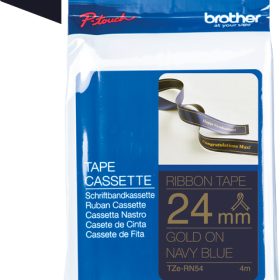 PTOUCH Band d.blau/gold TZE-RN54 Tze Geräte 24mm