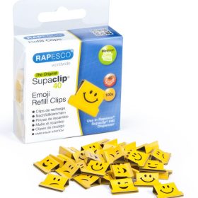 RAPESCO Clips Refill Emoji 1335 gelb 100 Stück