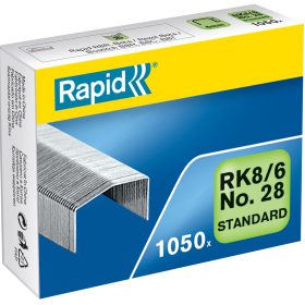 RAPID Heftklammern RK8/6 24873600 verzinkt 1050 Stück