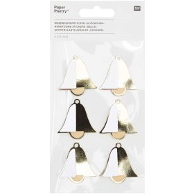 RICO DESIGN Wabenballsticker 300472 I love Christmas 6 Stück