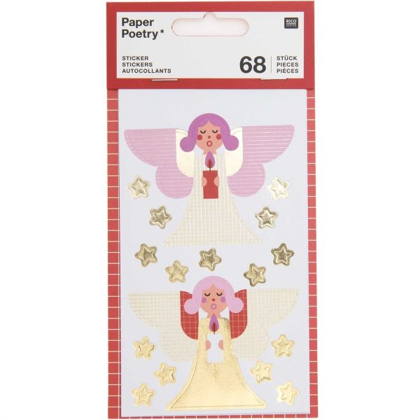 RICO DESIGN Sticker Engel 99001.84.34 68 Stück