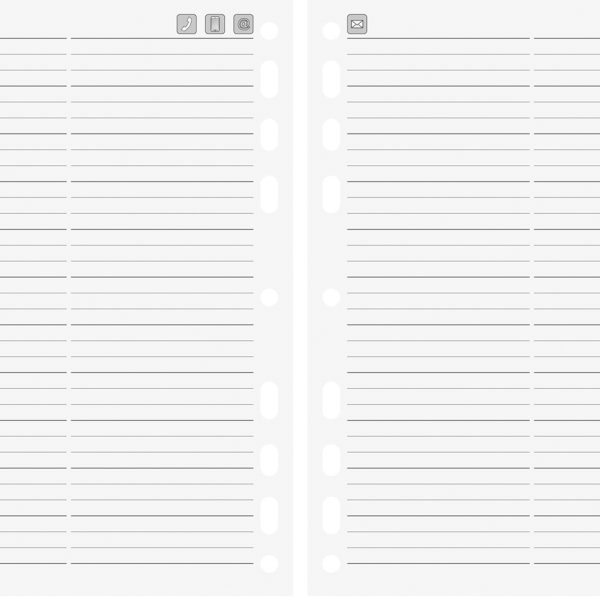 RIDOIDE Timing 1 Adressregister 7065461.26 32 Blatt 14.8x21cm