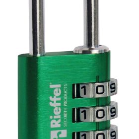 RIEFFEL SWITZERLAND Zahlenschloss Nr.22 20mm 22/20GRÜ grün
