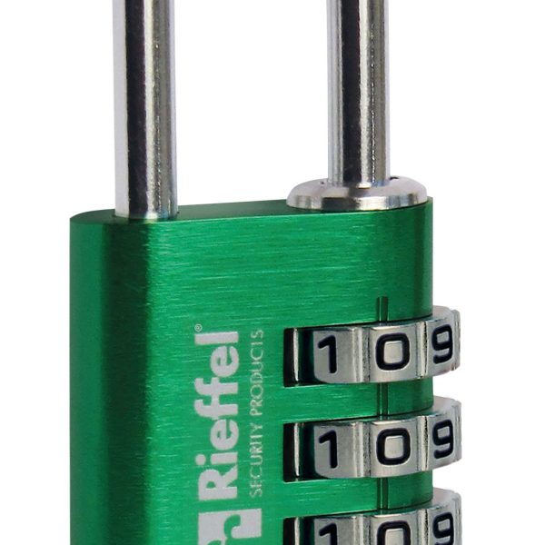 RIEFFEL SWITZERLAND Zahlenschloss Nr.22 20mm 22/20GRÜ grün