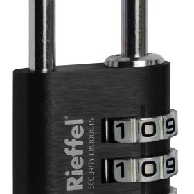 RIEFFEL SWITZERLAND Zahlenschloss Nr.22 30mm 22/30SCH schwarz