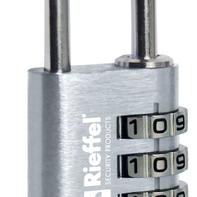RIEFFEL SWITZERLAND Zahlenschloss Nr.22 30mm 22/30SILB silber