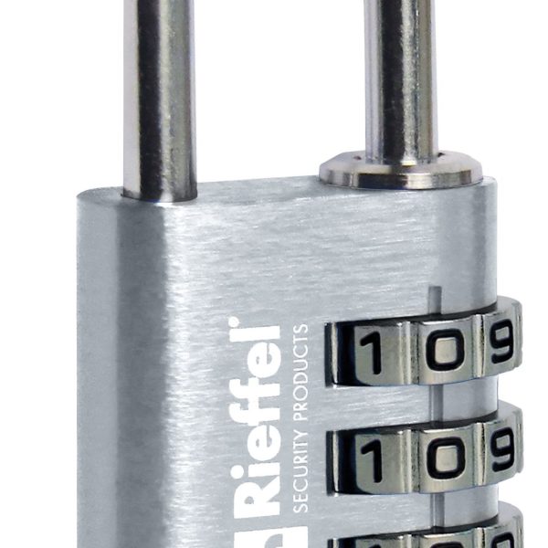 RIEFFEL SWITZERLAND Zahlenschloss Nr.22 30mm 22/30SILB silber