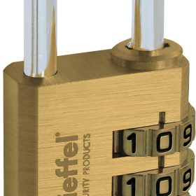 RIEFFEL SWITZERLAND Vorhängeschloss Nr. 44 28,5mm 44/30 SB Alu, mit Zahlenschloss