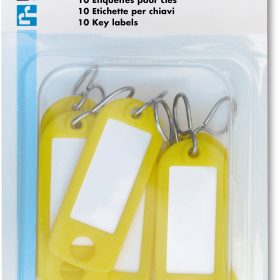 RIEFFEL SWITZERLAND Schlüsseletiketten 8034 SB/10 GELB 10 Stück gelb