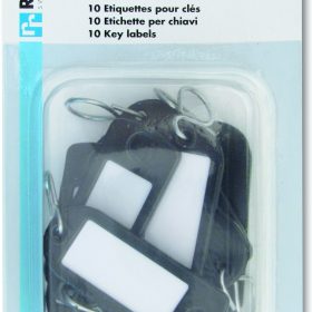 RIEFFEL SWITZERLAND Schlüssel-Anhänger 8034 SB/10 SCHWARZ schwarz 10 Stück