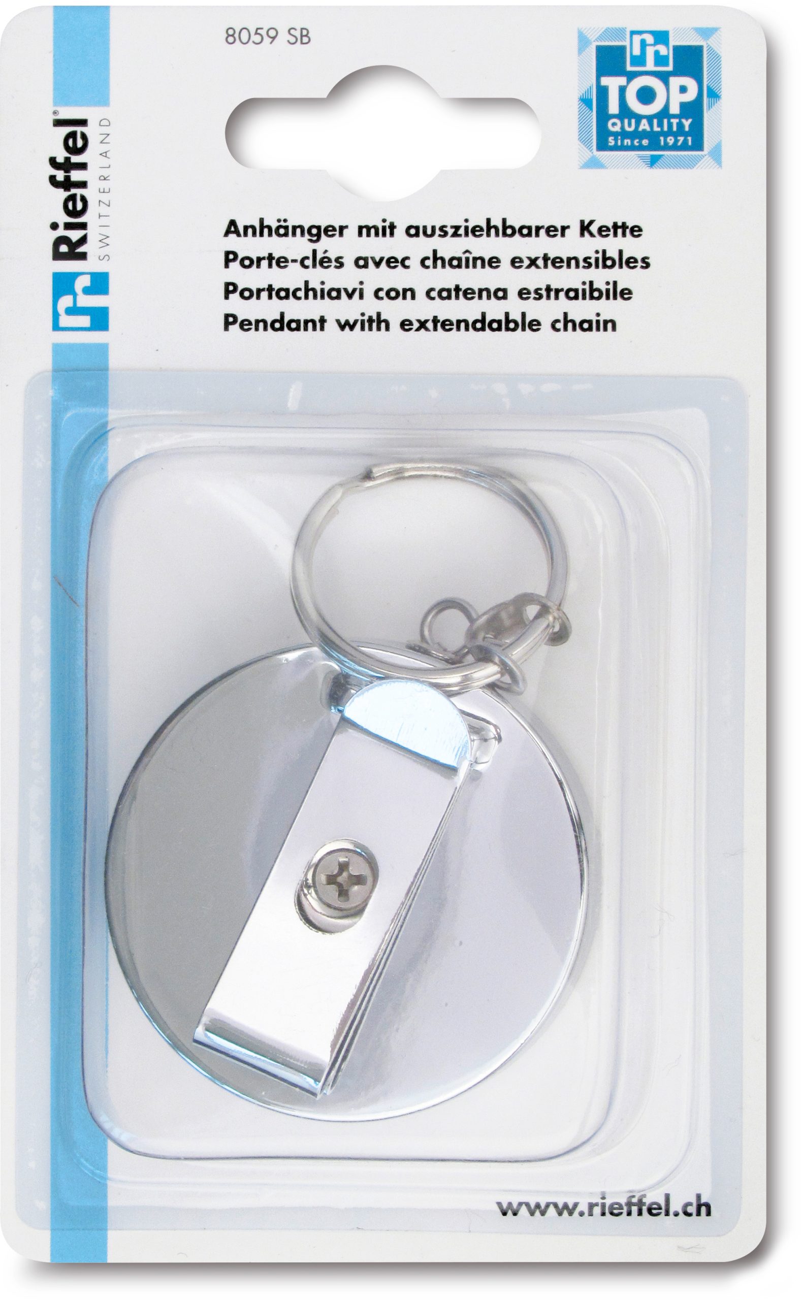 RIEFFEL-SWITZERLAND-8059-SB-7640115314215 RIEFFEL SWITZERLAND Schlüssel-Anhänger 8059 SB metall 50cm – Hochwertig & günstig bei ShopDeca