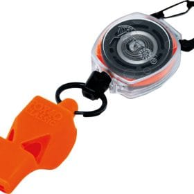 RIEFFEL SWITZERLAND Key-Bak WHISTLE SAFE KB WHISTLE SAFE schwarz, mit Alarmpfeife