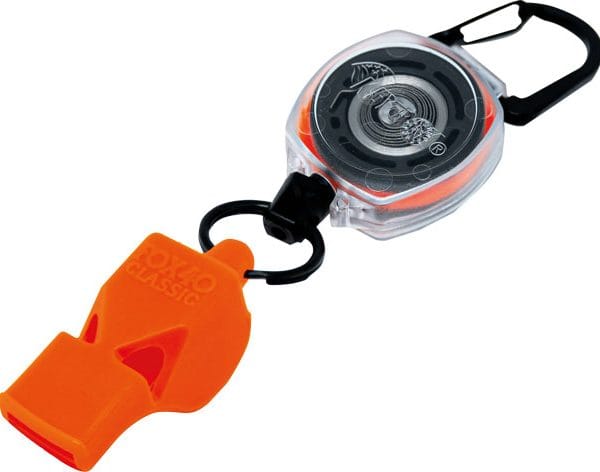 RIEFFEL SWITZERLAND Key-Bak WHISTLE SAFE KB WHISTLE SAFE schwarz, mit Alarmpfeife