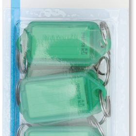 RIEFFEL SWITZERLAND Schlüsseletiketten 38x22mm KT 1000 SB/10 GRÜN vert 10 Stück