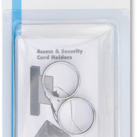 RIEFFEL SWITZERLAND Batch-Kartenanhänger KT 1070 SB/2 transparent 2 Stück