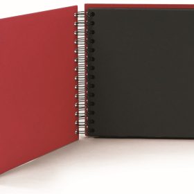 RÖSSLER Fotoalbum 1329452365 18x18cm, rot/schwarz