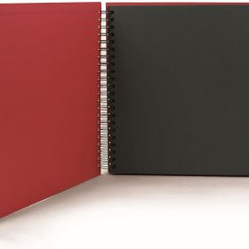RÖSSLER Fotoalbum 1329452367 29x29cm, rot/schwarz