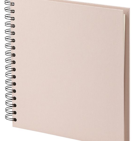 RÖSSLER Fotoalbum 1329452586 23x23cm, powder/offwhite