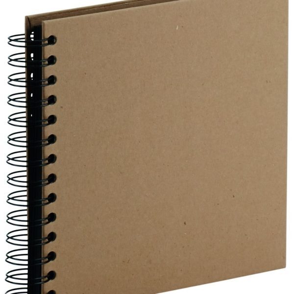 RÖSSLER Fotoalbum 1329452625 18x18cm, kraft/schwarz