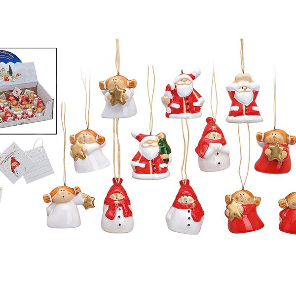 ROOST Weihnachtshänger 3x4.5cm 10016700 Weihnachtsfiguren, assortiert