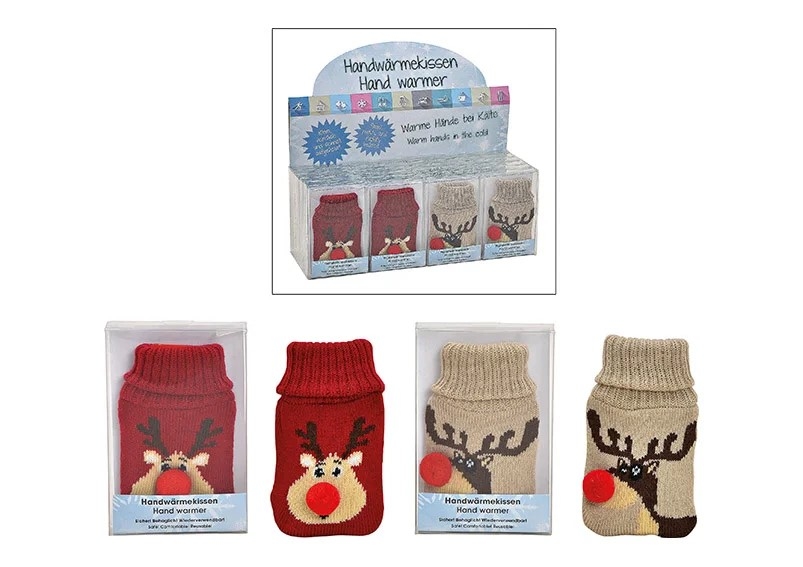 ROOST-10025387-4007698042424 ROOST Taschenwärmer Rentier 10025387 Strickzeug – Hochwertig & günstig bei ShopDeca
