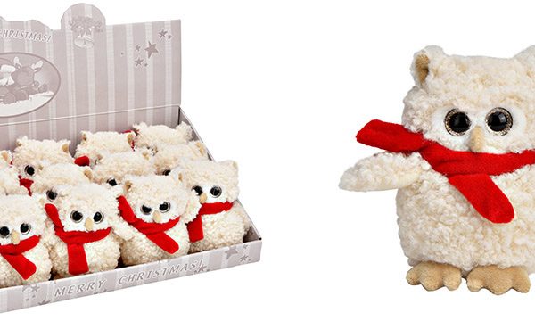 ROOST Eule 14x13x8cm 10036442 Plüsch