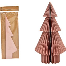 ROOST Aufsteller Honeycomb 20x38cm 10039706 Tannenbaum, altrosa
