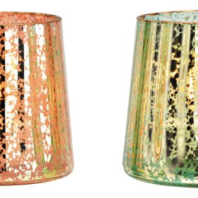 ROOST Windlicht aus Glas 10cm 10040322 assortiert