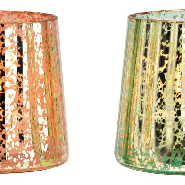 ROOST Windlicht aus Glas 10cm 10040322 assortiert